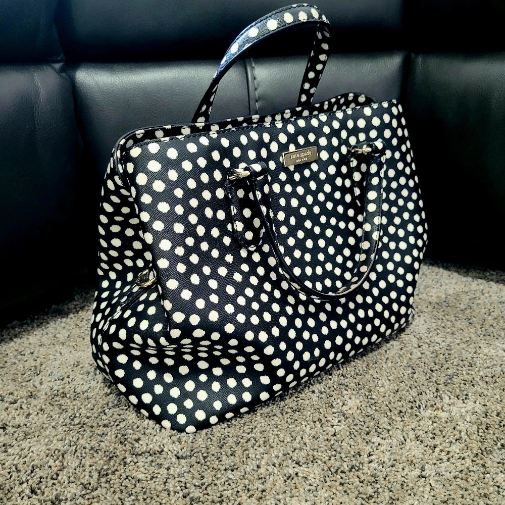 Kate Spade Laurel Way Evangelie Musical Polka Dot Satchel